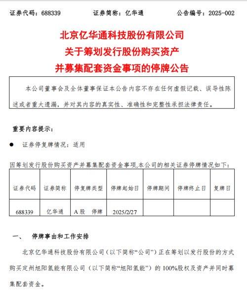 亿华通早盘高开逾5% 公司近期宣布收购旭阳氢能股权